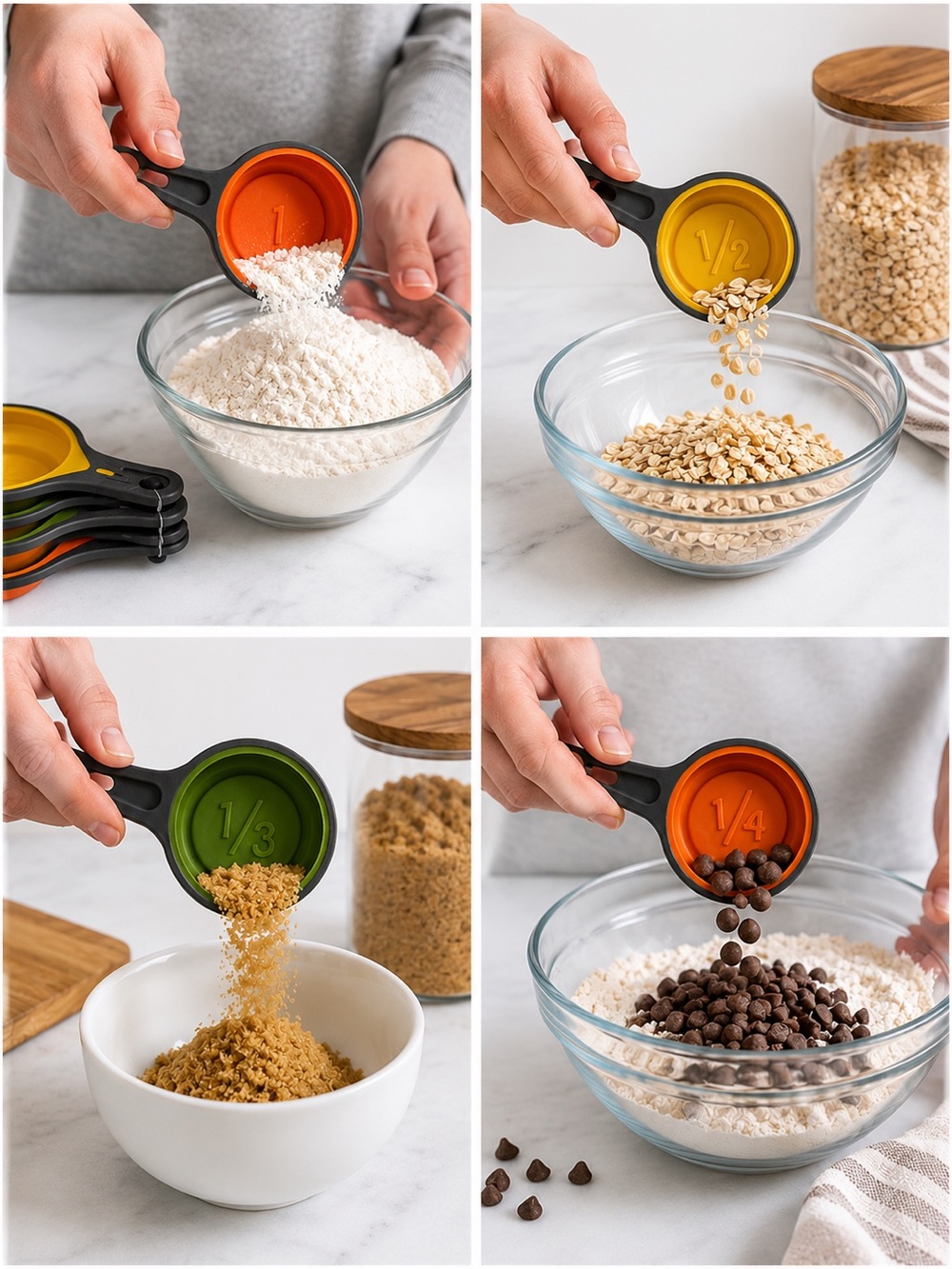 Fall Collapsible Measuring Cups - Multi-Color Set - Picture 3 of 3